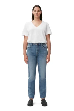 Best Sale GANNI Swigy Jeans Mid Blue Vintage