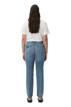 Best Sale GANNI Swigy Jeans Mid Blue Vintage