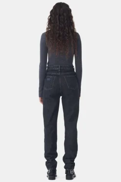 Best Sale GANNI Swigy Jeans Black/White Stone