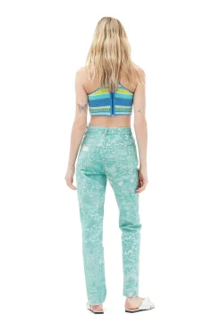 Online GANNI Swigy-Jeans Mit Spitzenprint Canton