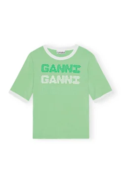 Outlet GANNI Tailliertes -T-Shirt Peapod