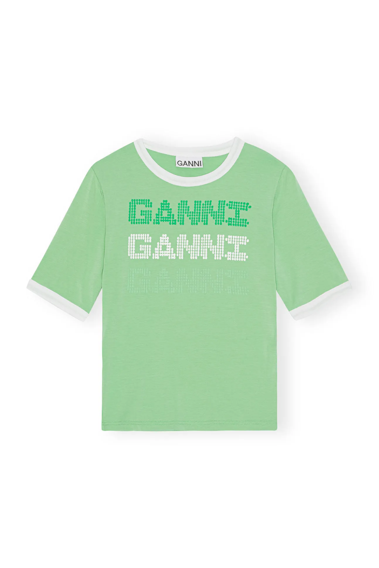 Outlet GANNI Tailliertes -T-Shirt Peapod