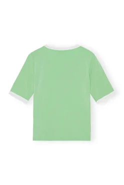Outlet GANNI Tailliertes -T-Shirt Peapod