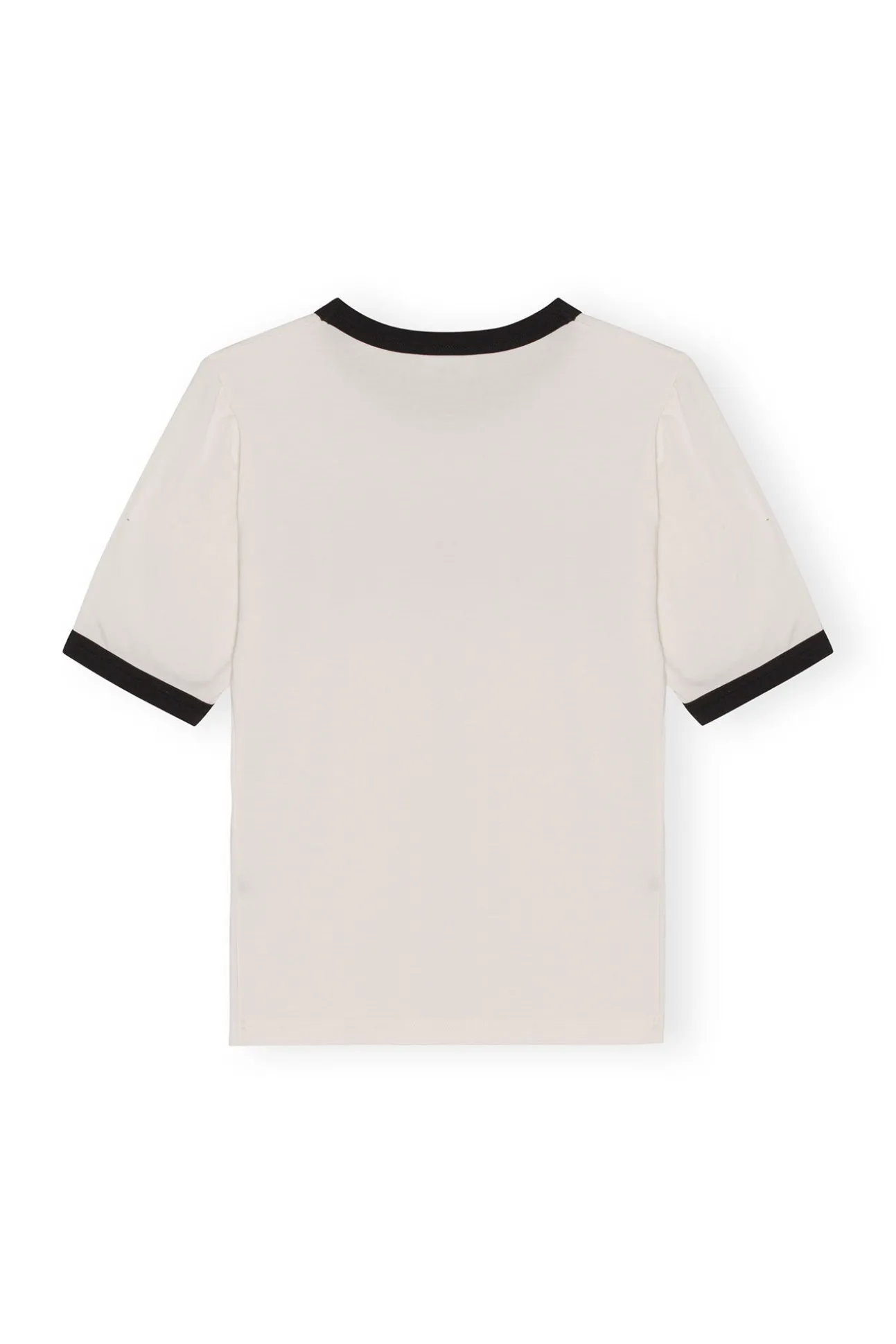 Cheap GANNI Tailliertes -T-Shirt Egret