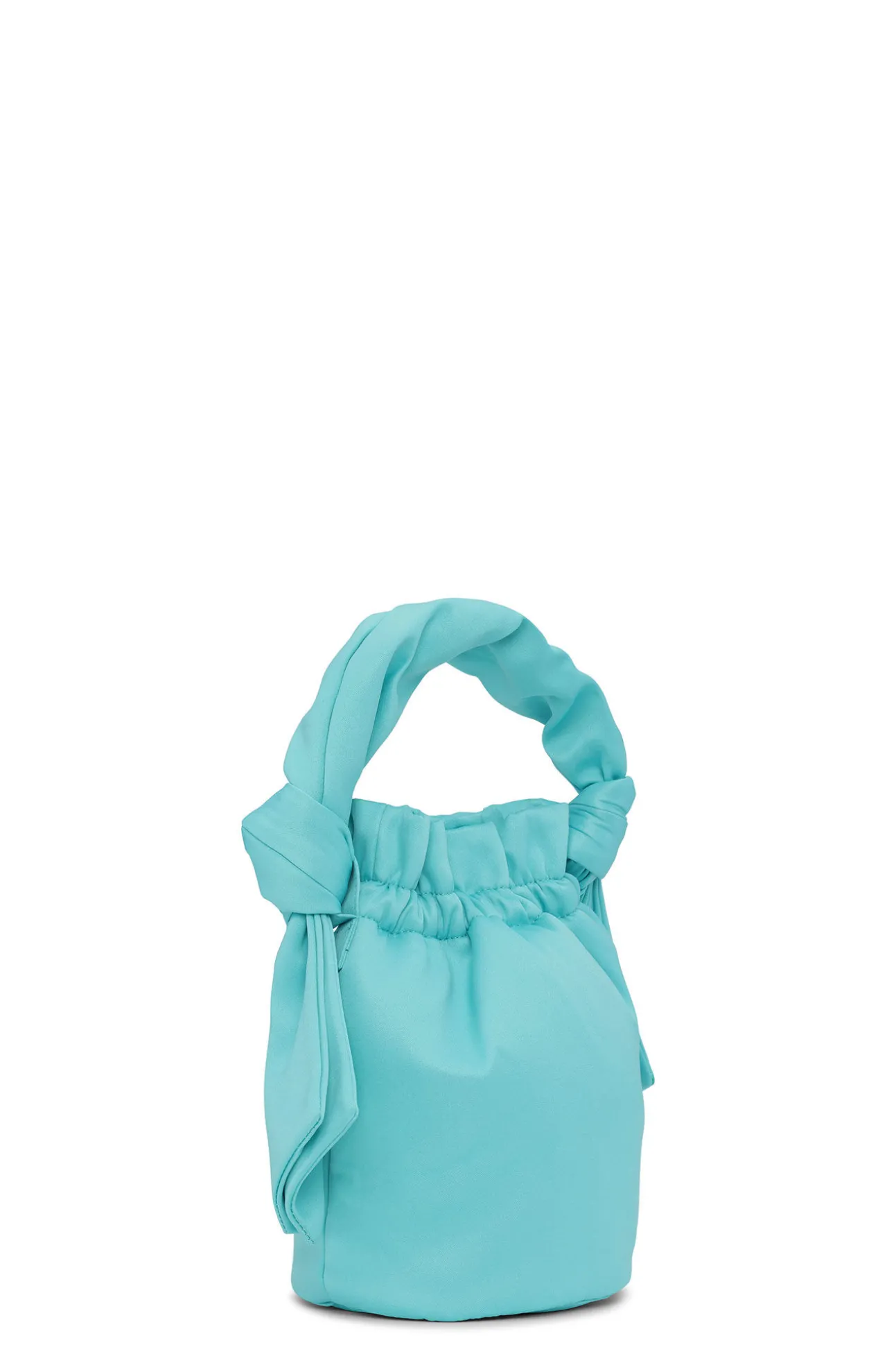 Hot GANNI Tasche Mit Geknotetem Griff Fur Besondere Anlasse Lagoon