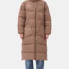 Sale GANNI Tech-Puffer-Mäntel Mit Oversize-Passform Fossil