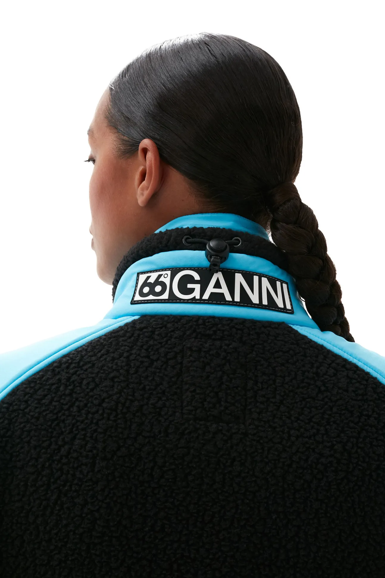 Best Sale GANNI Tindur Neoshell Shearling Weste Blackish