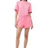Best GANNI T-Shirt Mit O-Ausschnitt Sugar Plum