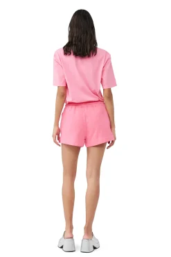 Best GANNI T-Shirt Mit O-Ausschnitt Sugar Plum