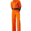 Sale GANNI Uberfarbte Jozey-Jeans Orangeade