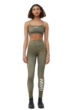 Outlet GANNI Ultra-High-Waist-Sportleggings Kalamata