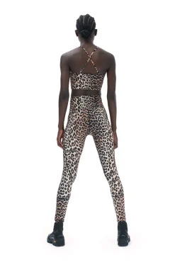 Store GANNI Ultra-High-Waist-Sportleggings Leopard