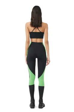 Discount GANNI Ultra-High-Waist-Sportleggings Black