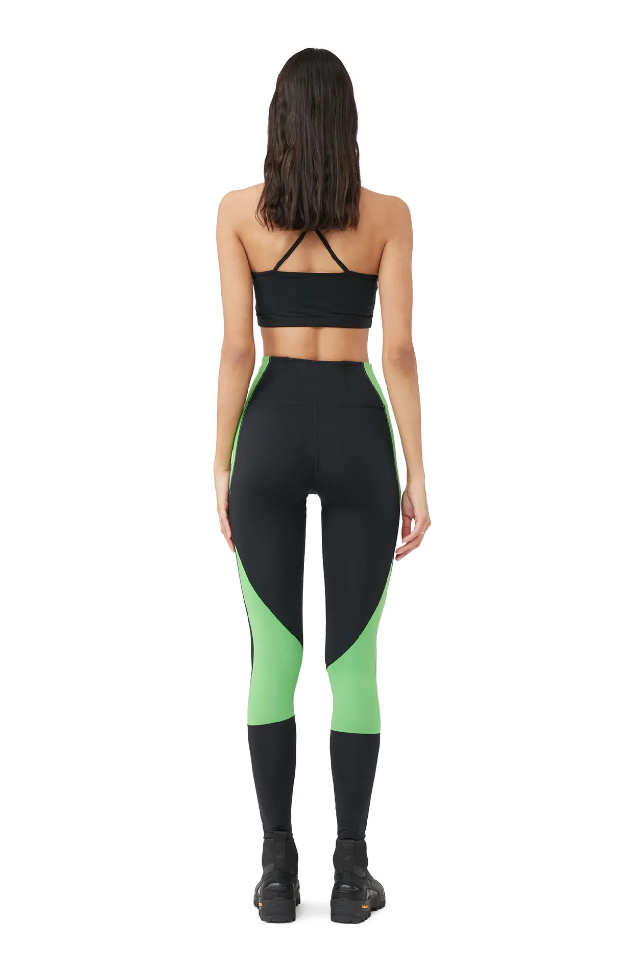 Discount GANNI Ultra-High-Waist-Sportleggings Black