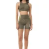 Sale GANNI Ultra-High-Waist-Sportshorts Kalamata