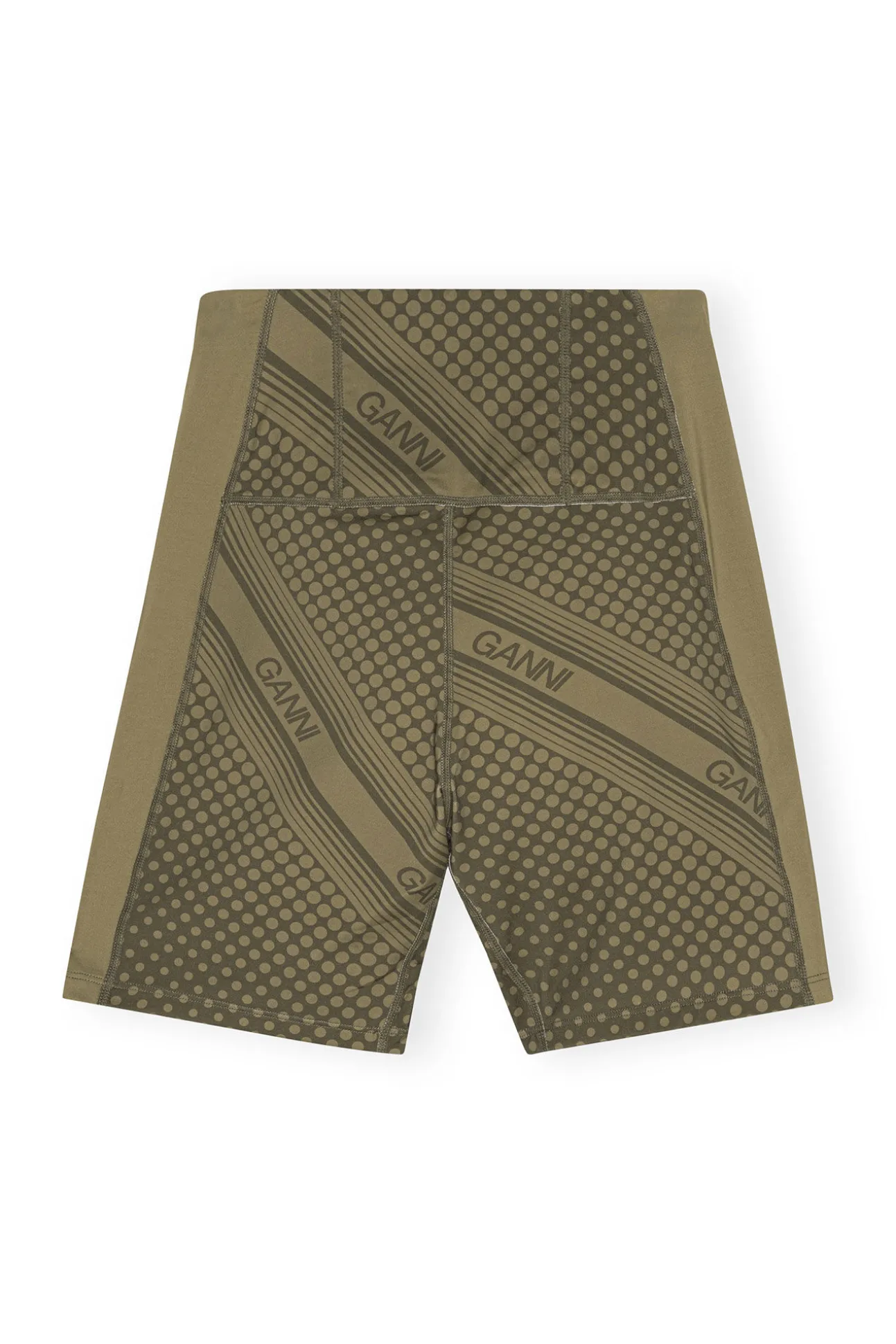 Sale GANNI Ultra-High-Waist-Sportshorts Kalamata