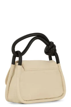 Outlet GANNI Umklappbare Tasche Mit Knoten Pale Khaki