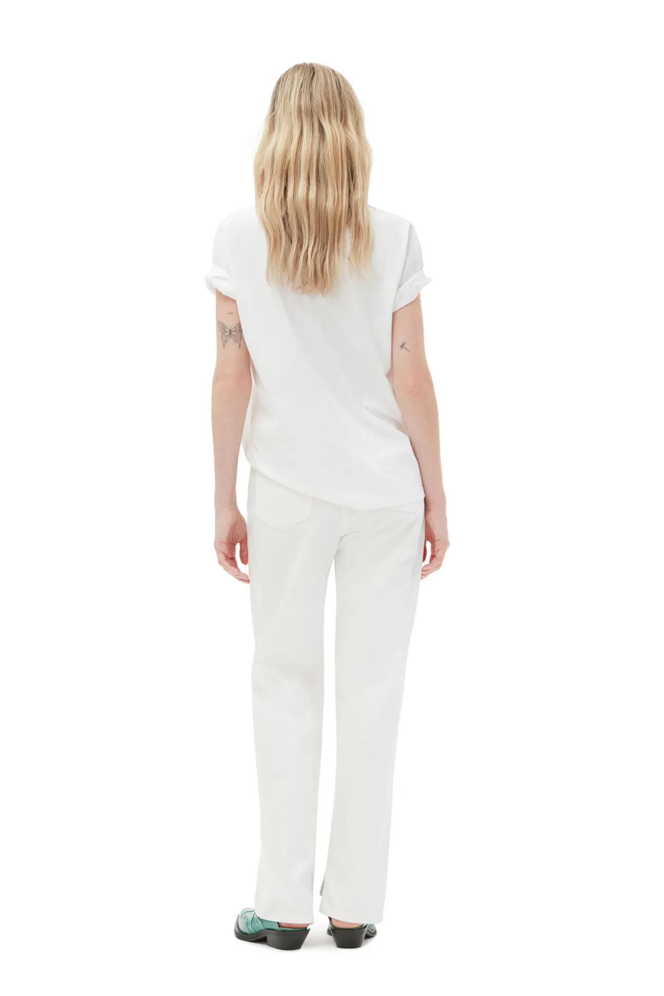 Best GANNI Weise Lovy-Jeans Bright White