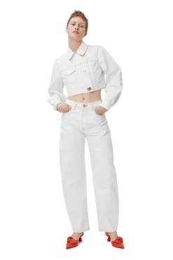 Flash Sale GANNI Weise Stary-Jeans Bright White