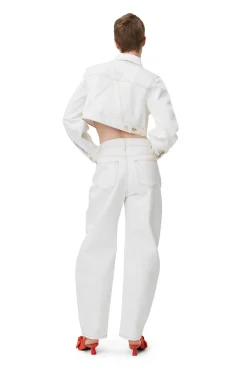 Flash Sale GANNI Weise Stary-Jeans Bright White