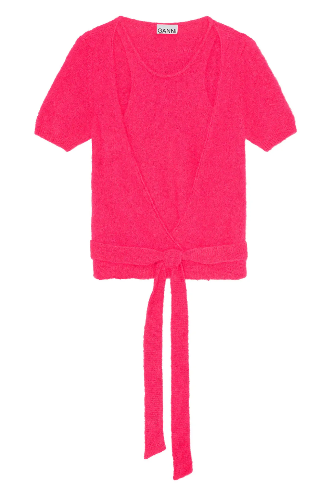 Best GANNI Wickelbluse Aus Brushed Alpaca Love Potion
