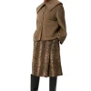 Best Sale GANNI Wolljacke Petrified Oak