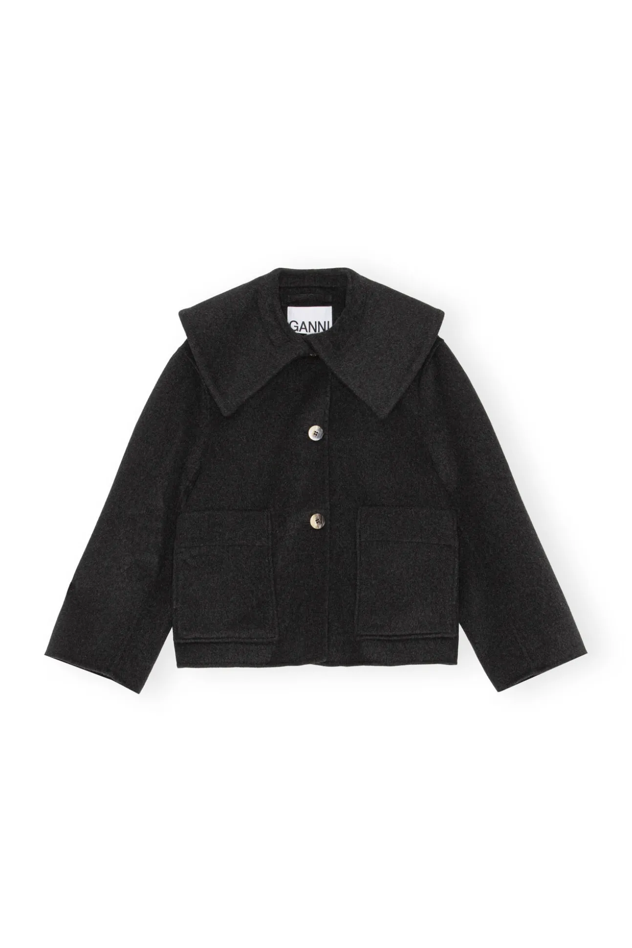 New GANNI Wolljacke Phantom