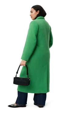 Discount GANNI WollMäntel Kelly Green
