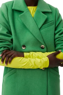 Discount GANNI WollMäntel Kelly Green